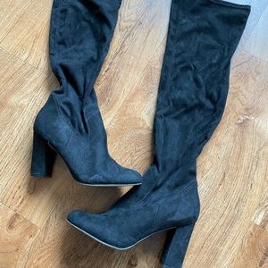 Madden girl knee high heeled boots
